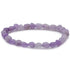 Bracelet améthyste lavande Brésil A (grains 5 - 7mm) - La Boite à Cailloux