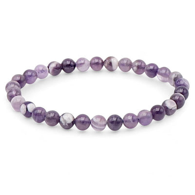 Brazil AA ribboned amethyst bracelet (5-6mm balls)