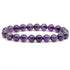 Bracelet améthyste Uruguay A+ (boules 10mm) - La Boite à Cailloux