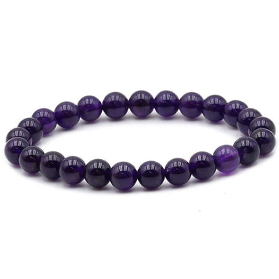 Uruguay AA amethyst bracelet (7-8mm balls)