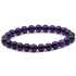 Bracelet améthyste Uruguay AA (boules 7 - 8mm) - La Boite à Cailloux