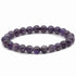 Bracelet améthyste Zambie AB (boules 7 - 8mm) - La Boite à Cailloux