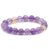 Bracelet amétrine A (boules 10mm) - La Boite à Cailloux
