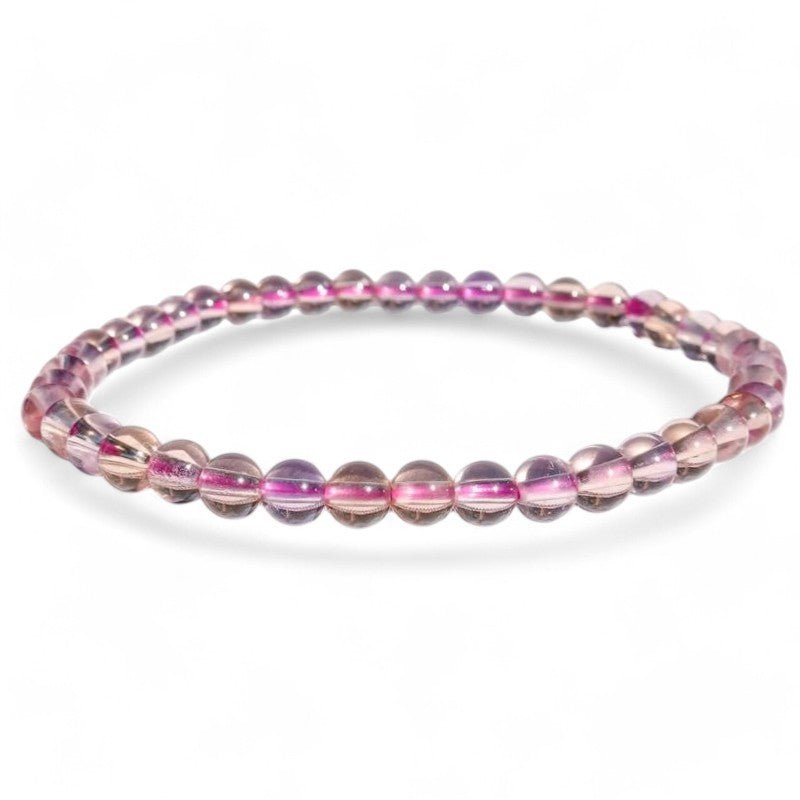 Bracelet amétrine Brésil A (boules 3 - 4mm) - La Boite à Cailloux