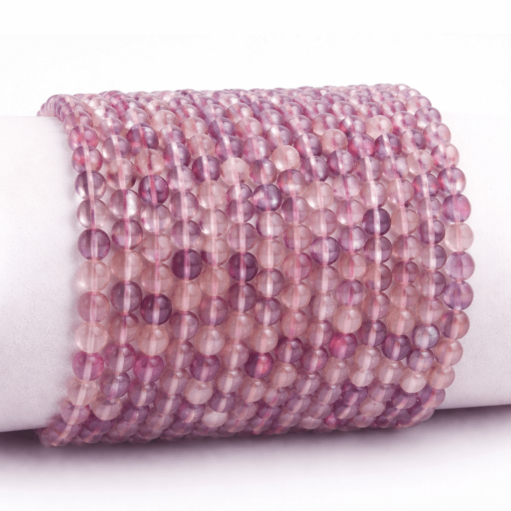 Bracelet amétrine Brésil A (boules 3 - 4mm) - La Boite à Cailloux