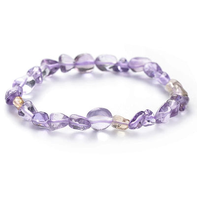 Pulsera de ametrina Brasil A (granos 5-7mm)