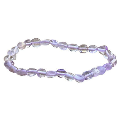 Bracelet amétrine Brésil A (grains 5 - 7mm) - La Boite à Cailloux