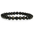 Bracelet anthophyllite Canada A+ (boules 5 - 6mm) - La Boite à Cailloux