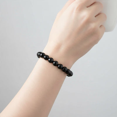 Anthophyllite bracelet Russia A (7-8mm balls)