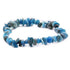 Bracelet apatite bleue Madagascar A+ (perles baroques) - La Boite à Cailloux