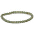Bracelet apatite verte Madagascar A (boules 3 - 4mm) - La Boite à Cailloux