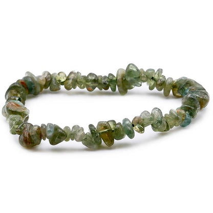 Bracelet apatite verte Madagascar A (perles baroques) - La Boite à Cailloux