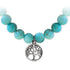 Bracelet arbre de vie turquenite A (boules 7 - 8mm) - La Boite à Cailloux