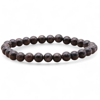 Bracelet astrophyllite Norvège A+ (boules 5 - 6mm) - La Boite à Cailloux