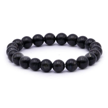 Bracelet astrophyllite Norvège A+ (boules 7 - 8mm) - La Boite à Cailloux