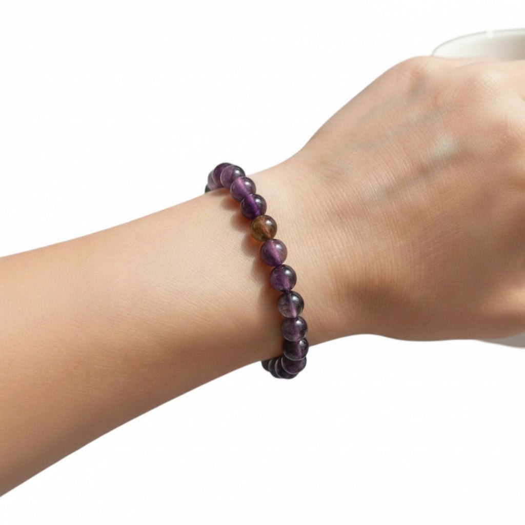Bracelet Auralite - 23 Canada A+ (boules 7 - 8mm) - La Boite à Cailloux