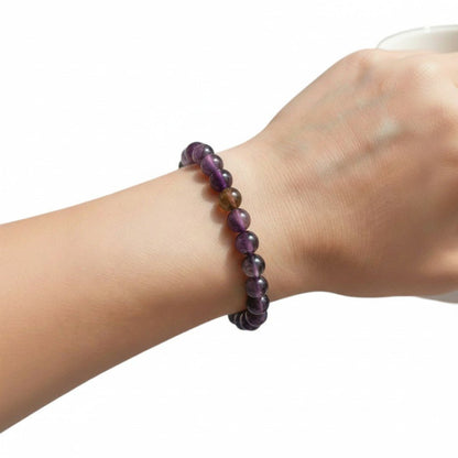 Bracelet Auralite - 23 Canada A+ (boules 7 - 8mm) - La Boite à Cailloux