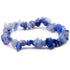 Bracelet aventurine bleue Brésil A (perles baroques) - La Boite à Cailloux