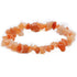 Bracelet aventurine orange Brésil A (perles baroques) - La Boite à Cailloux