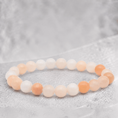Bracelet aventurine rose Brésil A (boules 5-6mm)