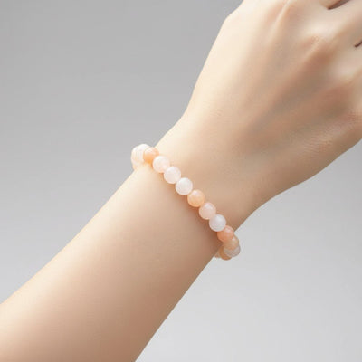Bracelet aventurine rose Brésil A (boules 5-6mm)