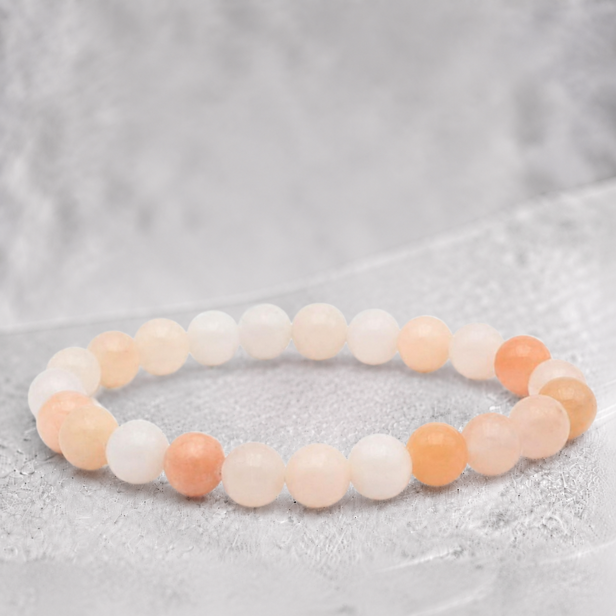 Pink aventurine bracelet Brazil A (7-8mm balls)