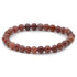 Bracelet aventurine rouge Brésil A (boules 5 - 6mm) - La Boite à Cailloux