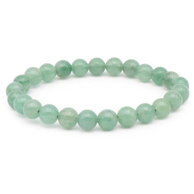 Pulsera de aventurina verde Brasil A (bolas de 5-6 mm)