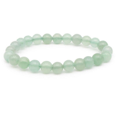 Pulsera de aventurina verde de Brasil A (cuentas de 7-8 mm)
