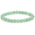 Bracelet aventurine verte Brésil A (boules 7 - 8mm) - Taille L - La Boite à Cailloux