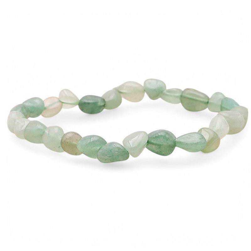 Bracelet aventurine verte Brésil A grains 5 - 7mm - La Boite à Cailloux