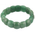 Bracelet aventurine verte Brésil A (pierres taillées) - La Boite à Cailloux