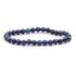 Bracelet azurite - malachite naturelle Pérou AA (boules 5 - 6mm) - La Boite à Cailloux