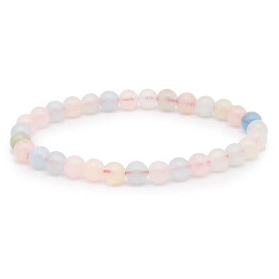 Pulsera berilo multicolor Brasil A+ bolas 5-6mm