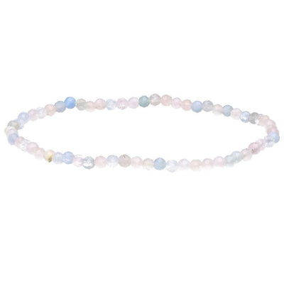 Bracciale di berilli multicolori Brasile A (perle sfaccettate 2-3mm)