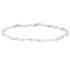 Bracelet béryls multicolores Brésil A (perles facettées 2-3mm) - La Boite à Cailloux