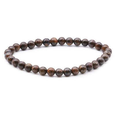 Bracelet bronzite Brésil A (boules 5-6mm)
