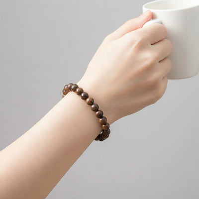 Brazilian bronze bracelet A (7-8mm beads)