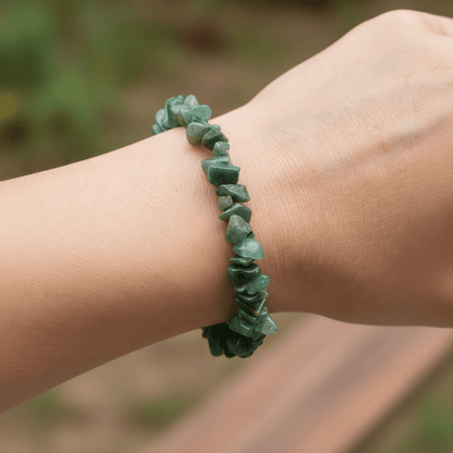 Bracelet Budstone Afrique du Sud A (perles baroques) - La Boite à Cailloux