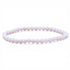 Bracelet calcédoine bleue Namibie A (boules 3 - 4mm) - La Boite à Cailloux