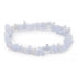 Bracelet calcédoine bleue Namibie AA (perles baroques) - La Boite à Cailloux