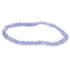 Bracelet calcédoine bleue Namibie AA (perles facettées 2 - 3mm) - La Boite à Cailloux