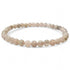 Bracelet calcédoine rose Brésil AA (boules 3 - 4mm) - La Boite à Cailloux