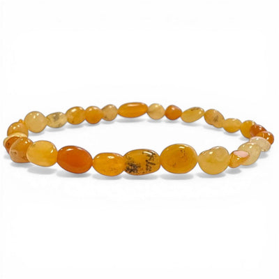 Pulsera de calcita naranja México A (granos 5-7 mm)