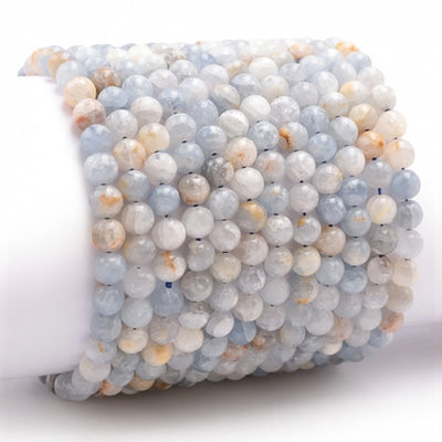 Bracelet célestine Madagascar A (boules 5-6mm)