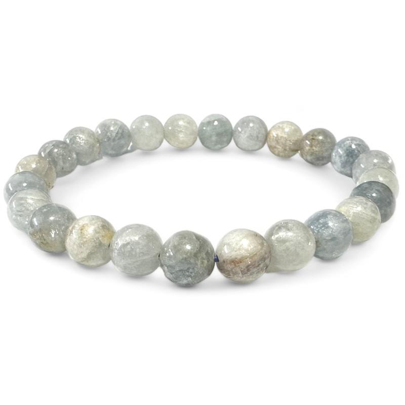 Bracelet célestine Madagascar A (boules 7 - 8mm) - La Boite à Cailloux