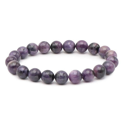 Bracelet charoite Russie AA (boules 9-10mm)