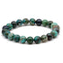 Bracelet chrysocolle Pérou AA (boules 9-10mm) - La Boite à Cailloux