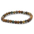 Bracelet chrysocolle sur Gangue Pérou AB (boules 5 - 6mm) - La Boite à Cailloux
