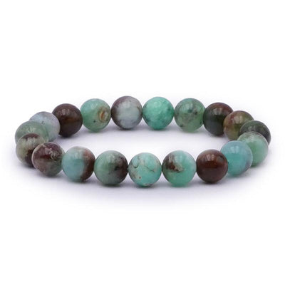 Pulsera Crisoprasa Australia A (bolas 10mm)